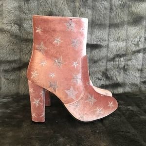 NIB Women's Top Moda DAMIA-1 Blush Star Damian Heel Boots Size 6